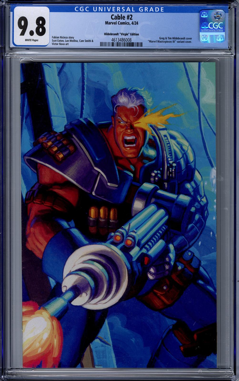 Cable #4 CGC 9.8 (Marvel, 2024) Hildebrandt Virgin Edition 