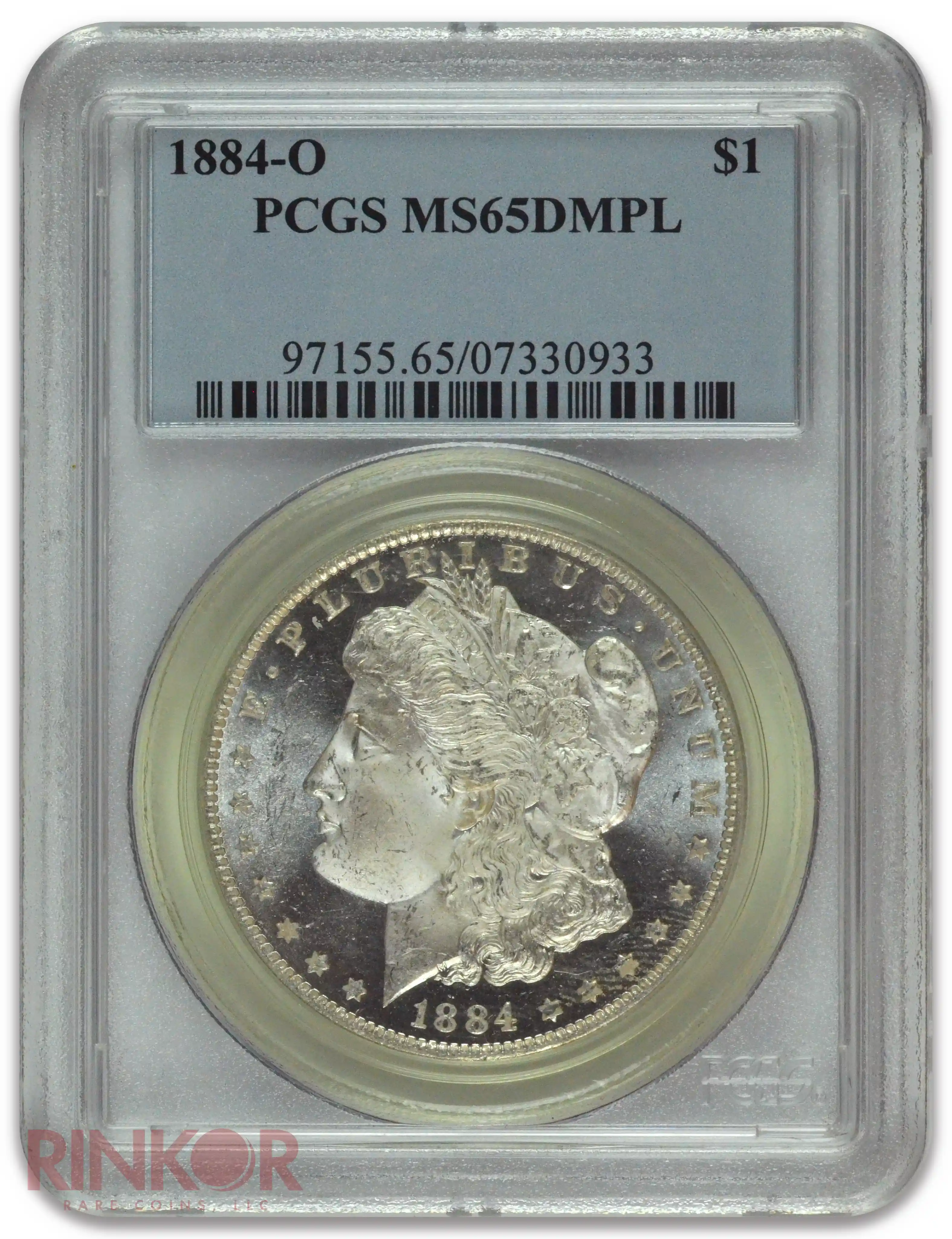 1884-O $1 Morgan Dollar PCGS MS 65 DMPL