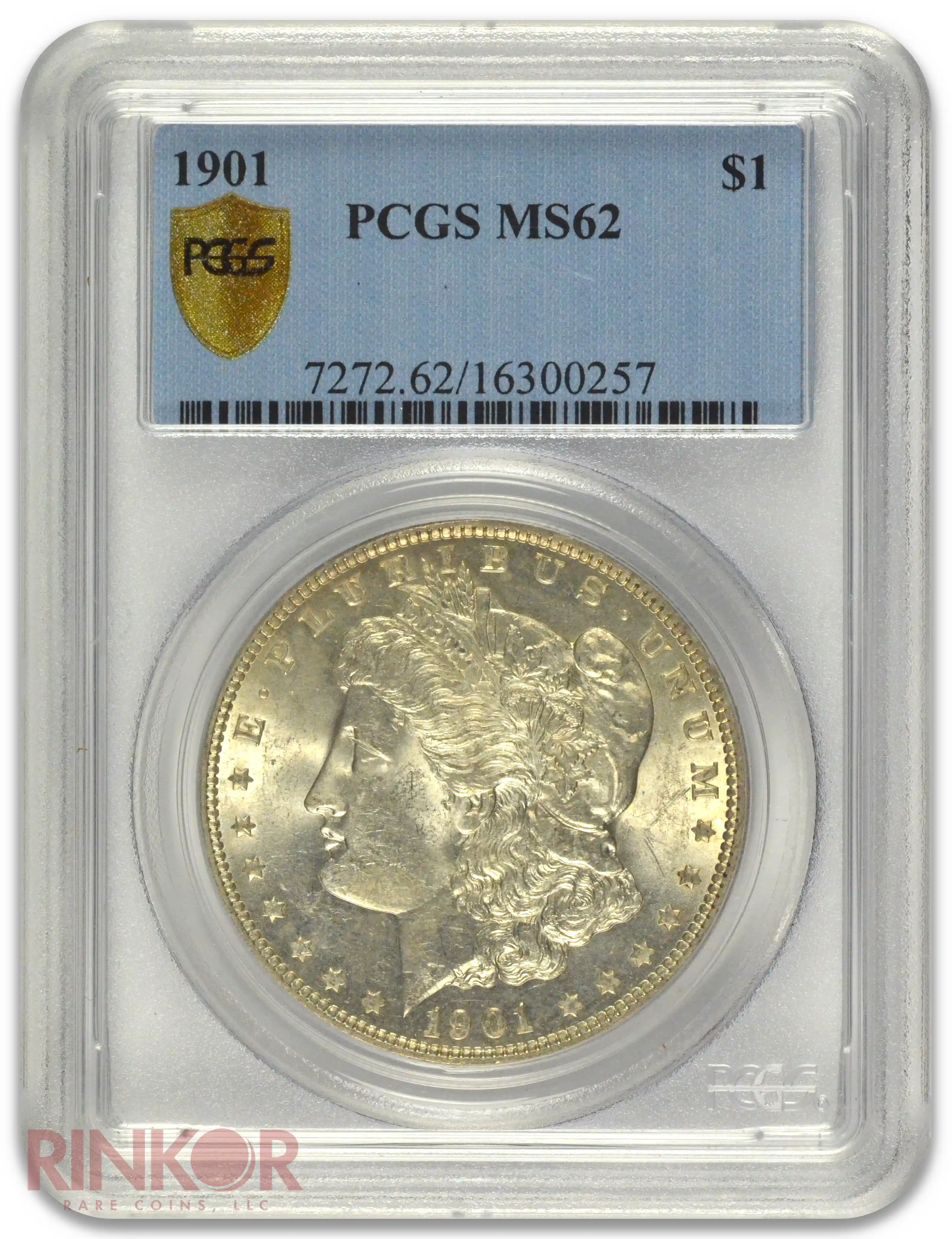 1901 $1 Morgan Dollar PCGS MS 62