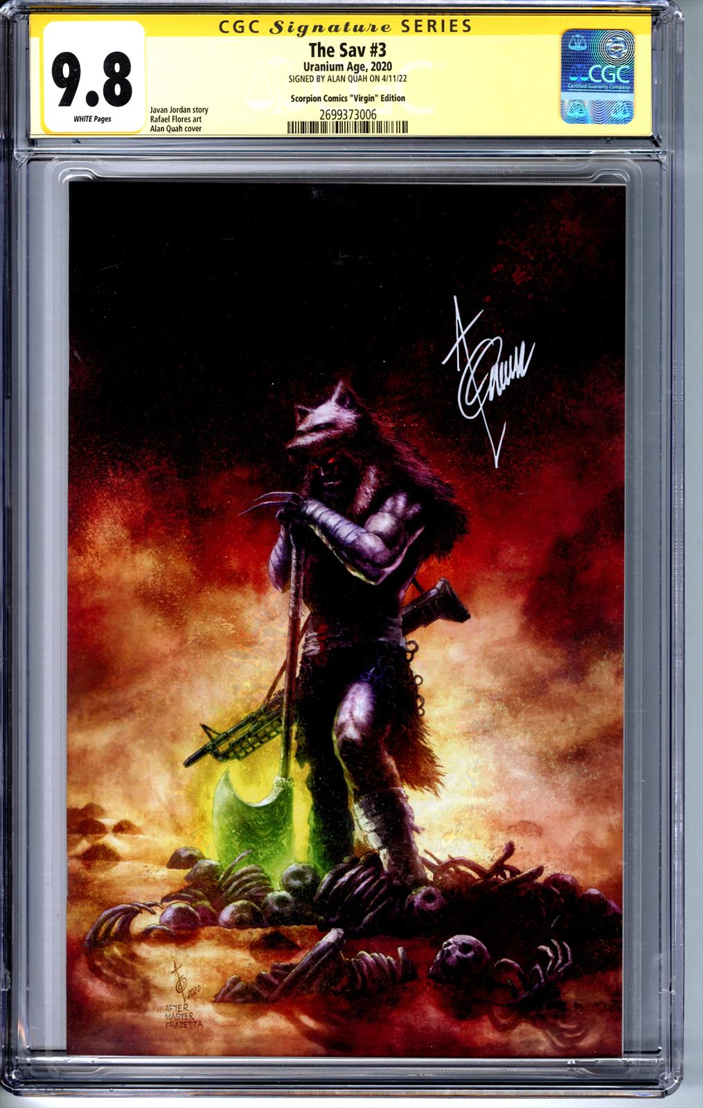 The Sav #3 Uranium Age 2020 Signed by Alan Quah CGC Signature Series 9.8