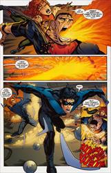 Outsiders #40 Page 18 Artist:  Ron Randall (Penciller) ,  Art Thibert (Inker) Media Type: Pen and Ink Art Type: Interior Page 
