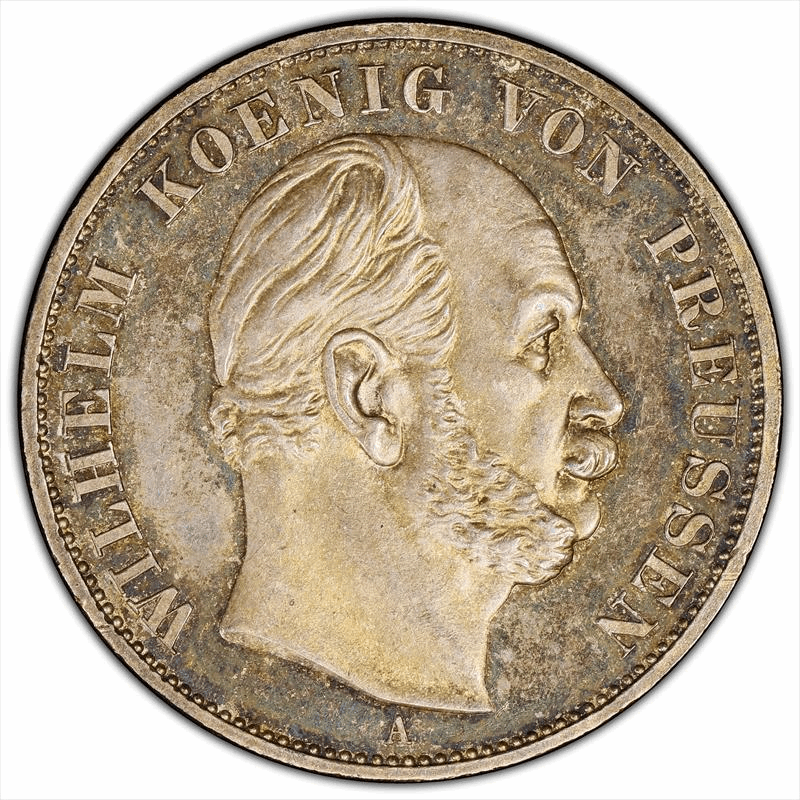 1871 Prussia Thaler PCGS MS64 