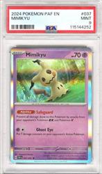 2024 Pokemon Paf En Mimikyu #037 PSA Mint 9 