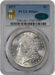 1879 Morgan PCGS CAC MS 66+