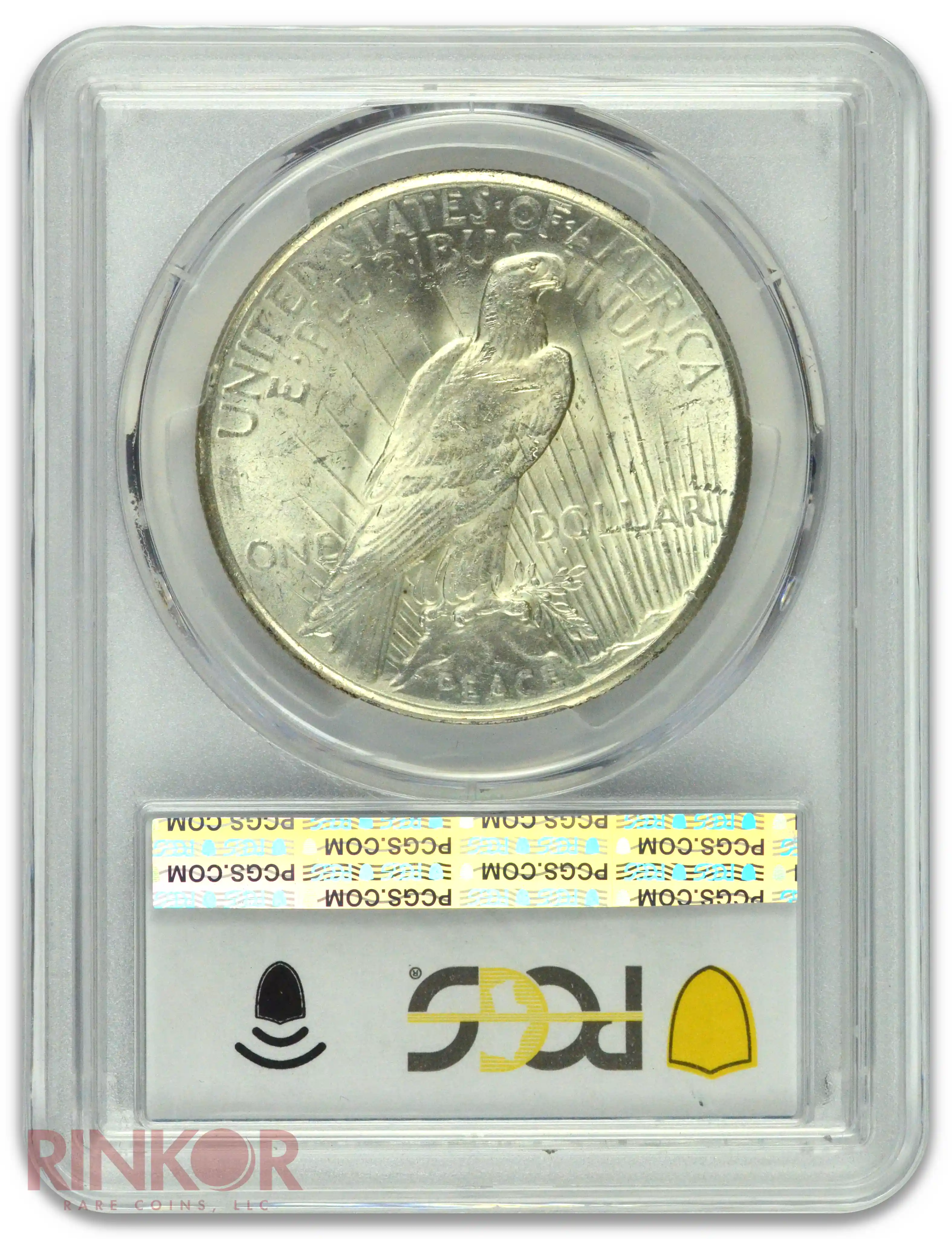 1928 $1 Peace Dollar PCGS MS 63