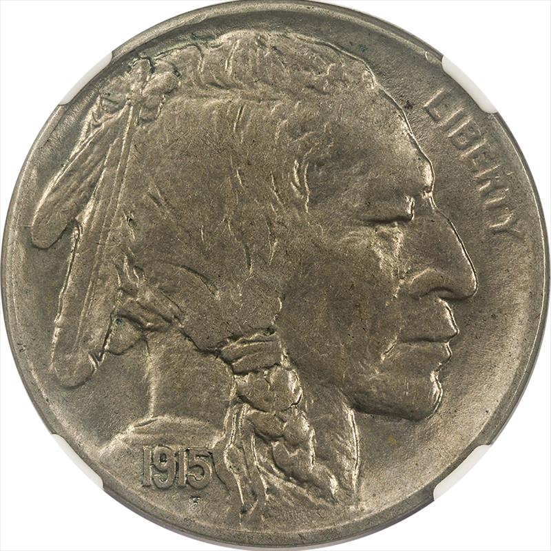 1915-D Buffalo NGC MS 58  - Nice Golden Tone Coin