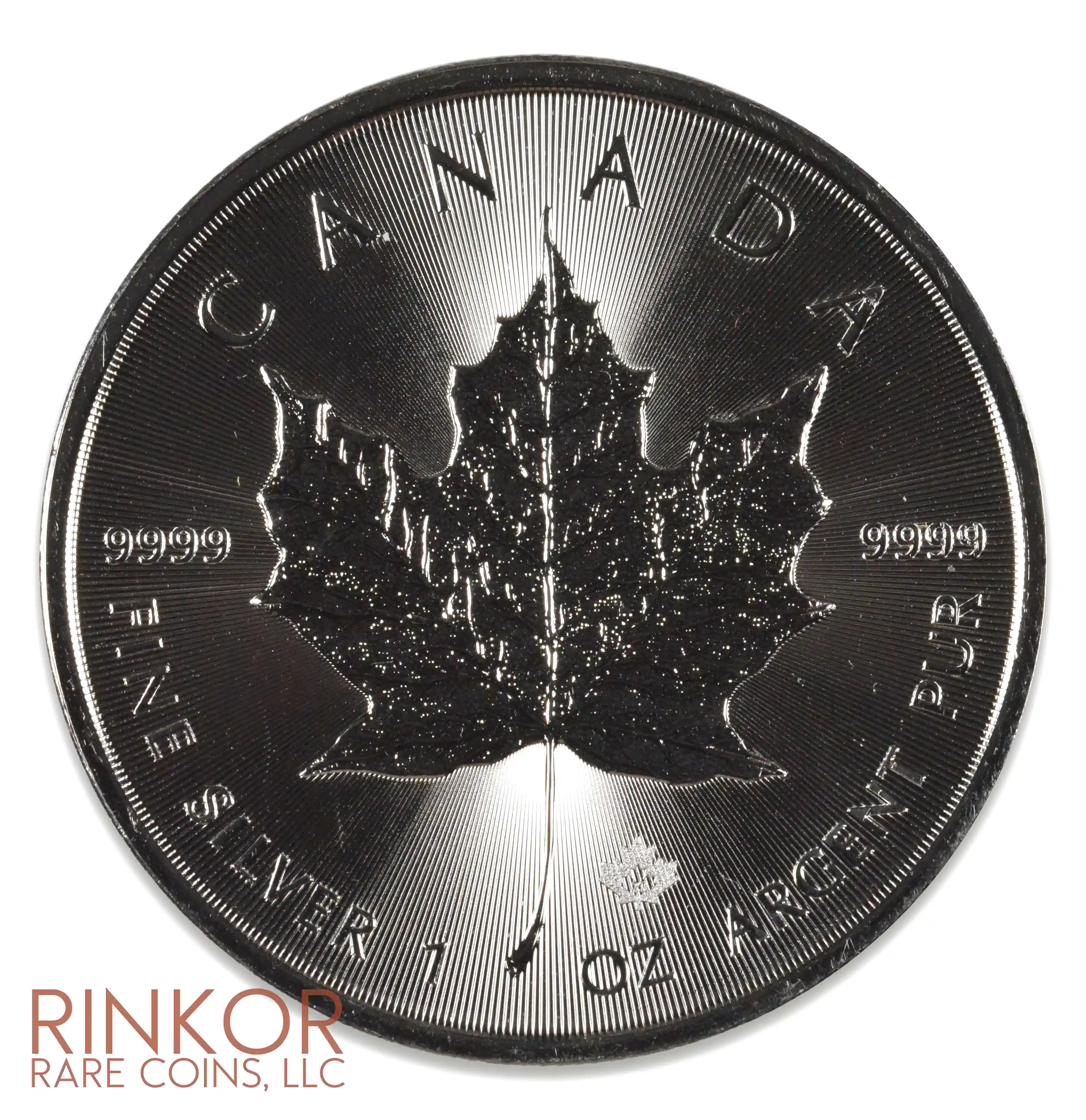 1oz Canadian Silver Maple Leaf Gem BU (Random Date)