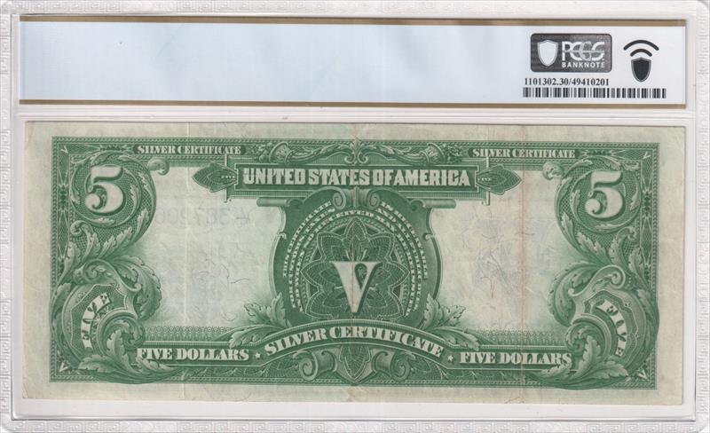 Fr. 275 1899 $5 Chief Silver Certificate PCGS VF 30 