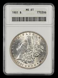 1901 $1 ANACS MS61