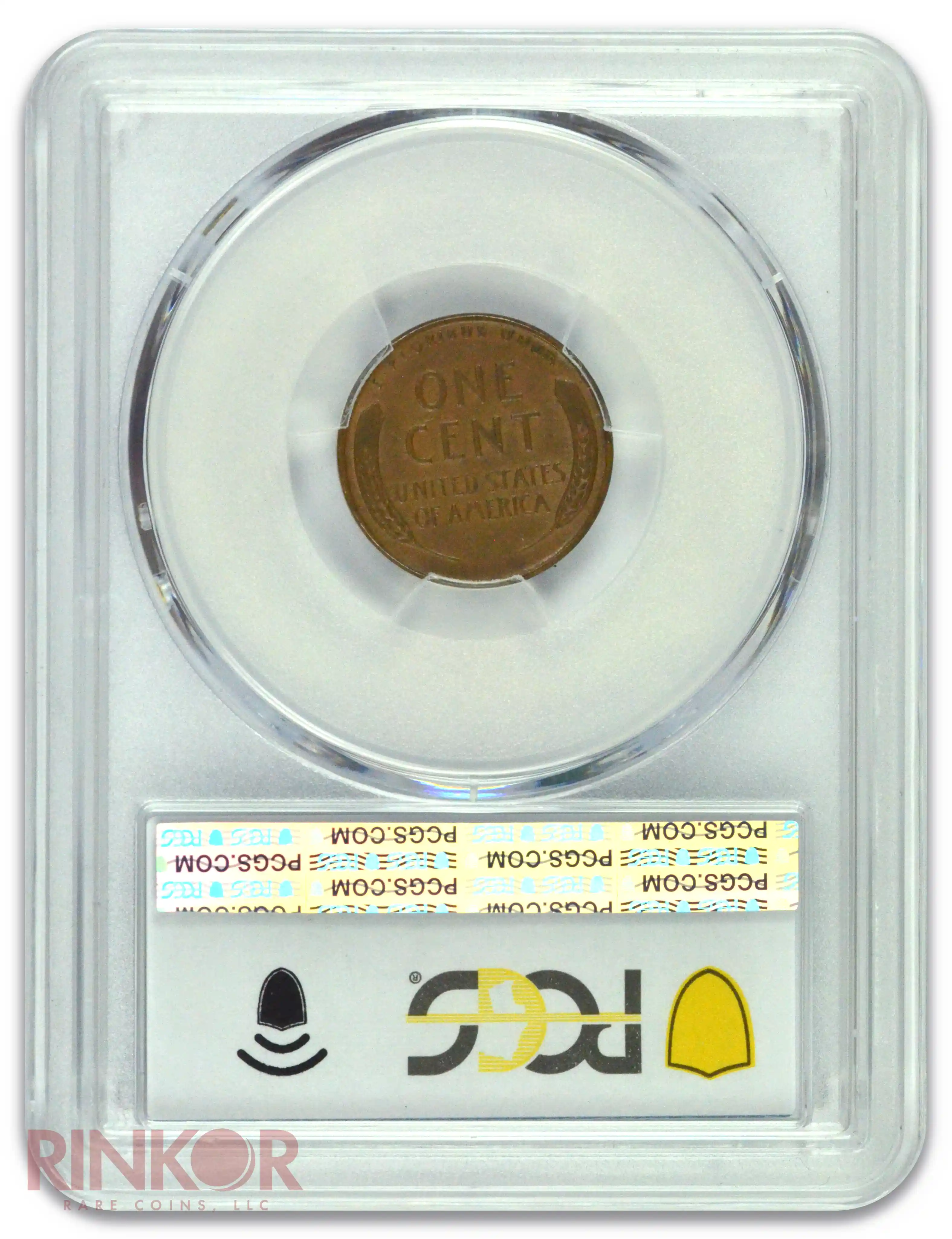1955 1C Doubled Die Obverse Lincoln Wheat Cent PCGS Reverse