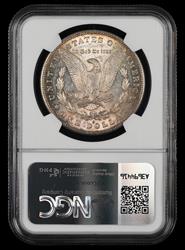 1884 S $1 NGC AU-58