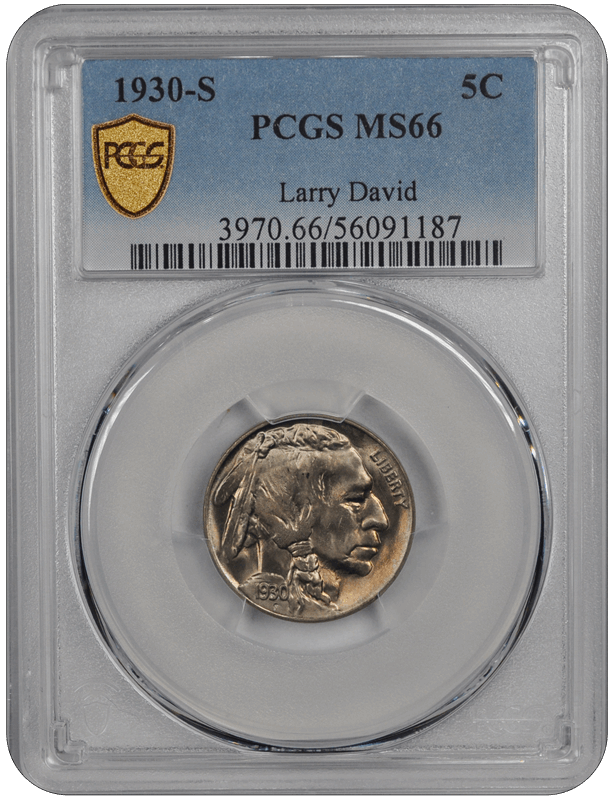 1930-S Buffalo PCGS MS 66