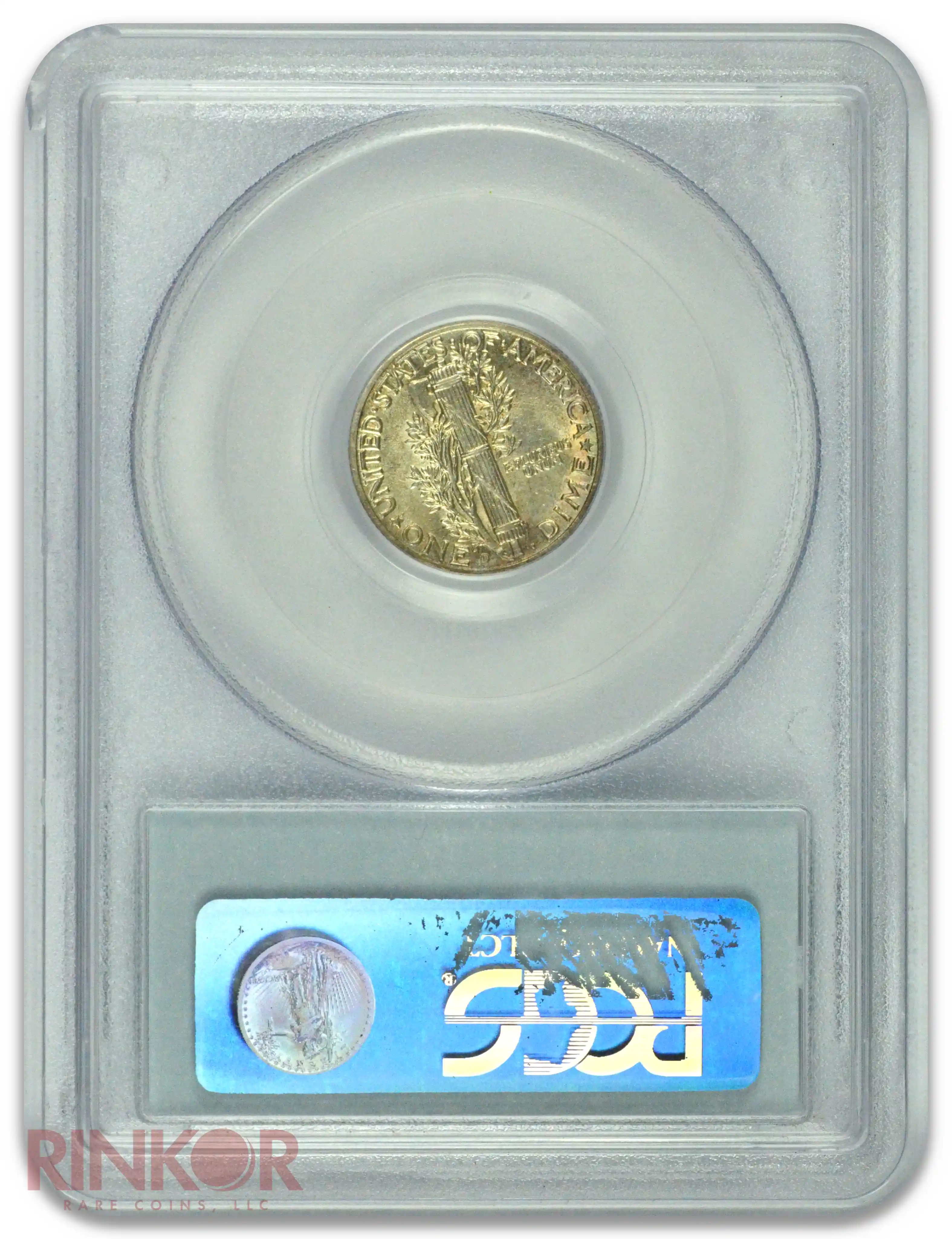 1942/1-D Mercury Dime PCGS Reverse