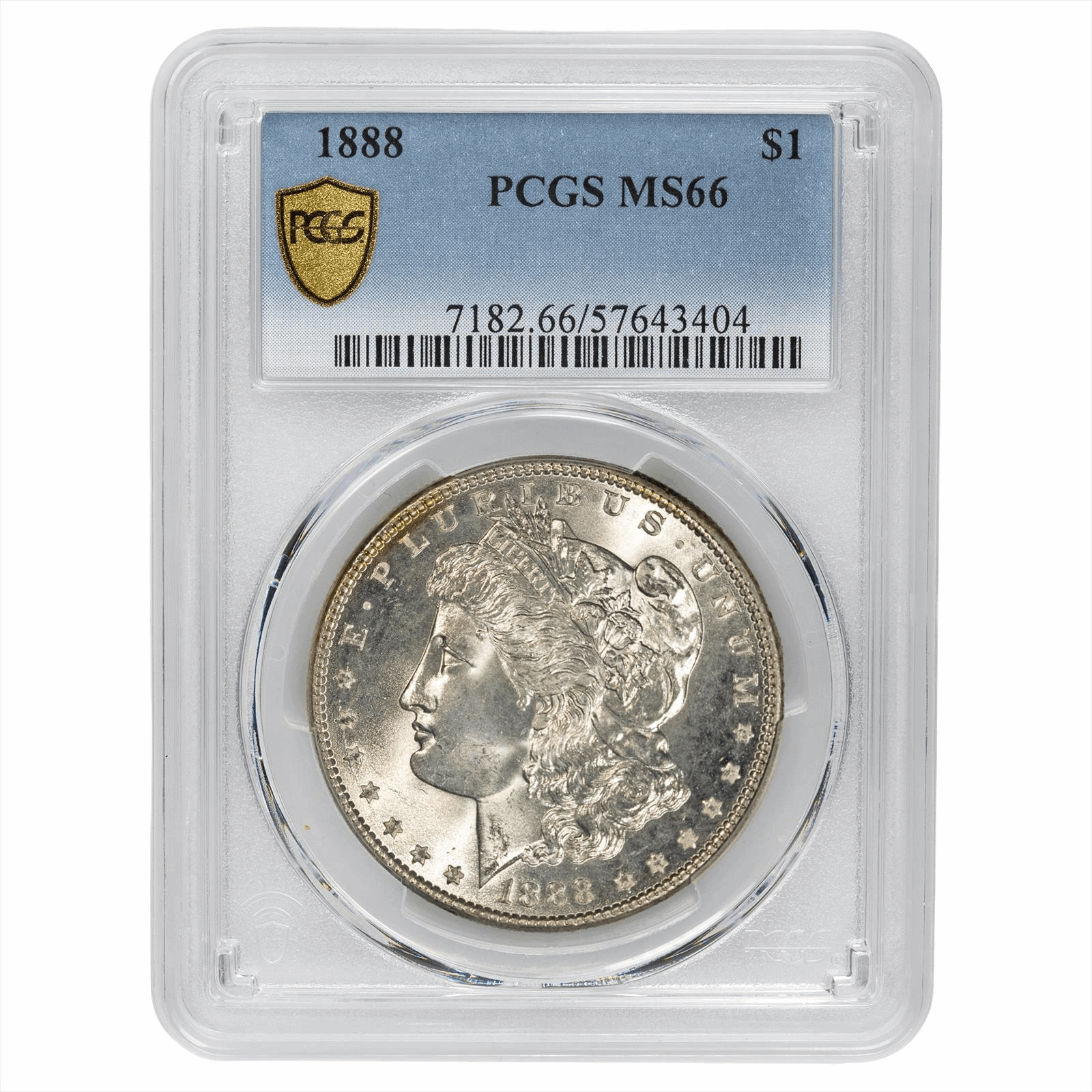 1888 Morgan Silver Dollar $1 PCGS MS 66 