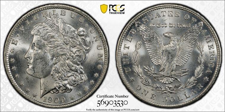 1900-O/CC $1 PCGS MS63