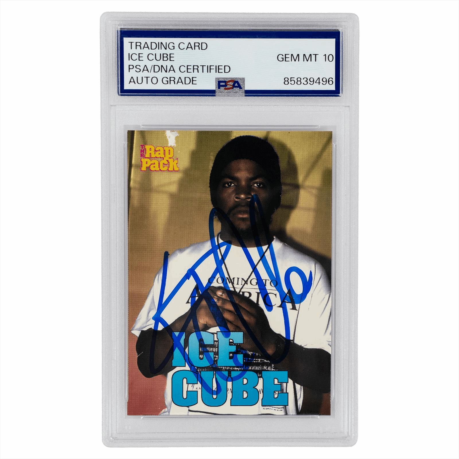 1991 Premier Ice Cube PSA/DNA GEM MT 10 AUTO GRADE