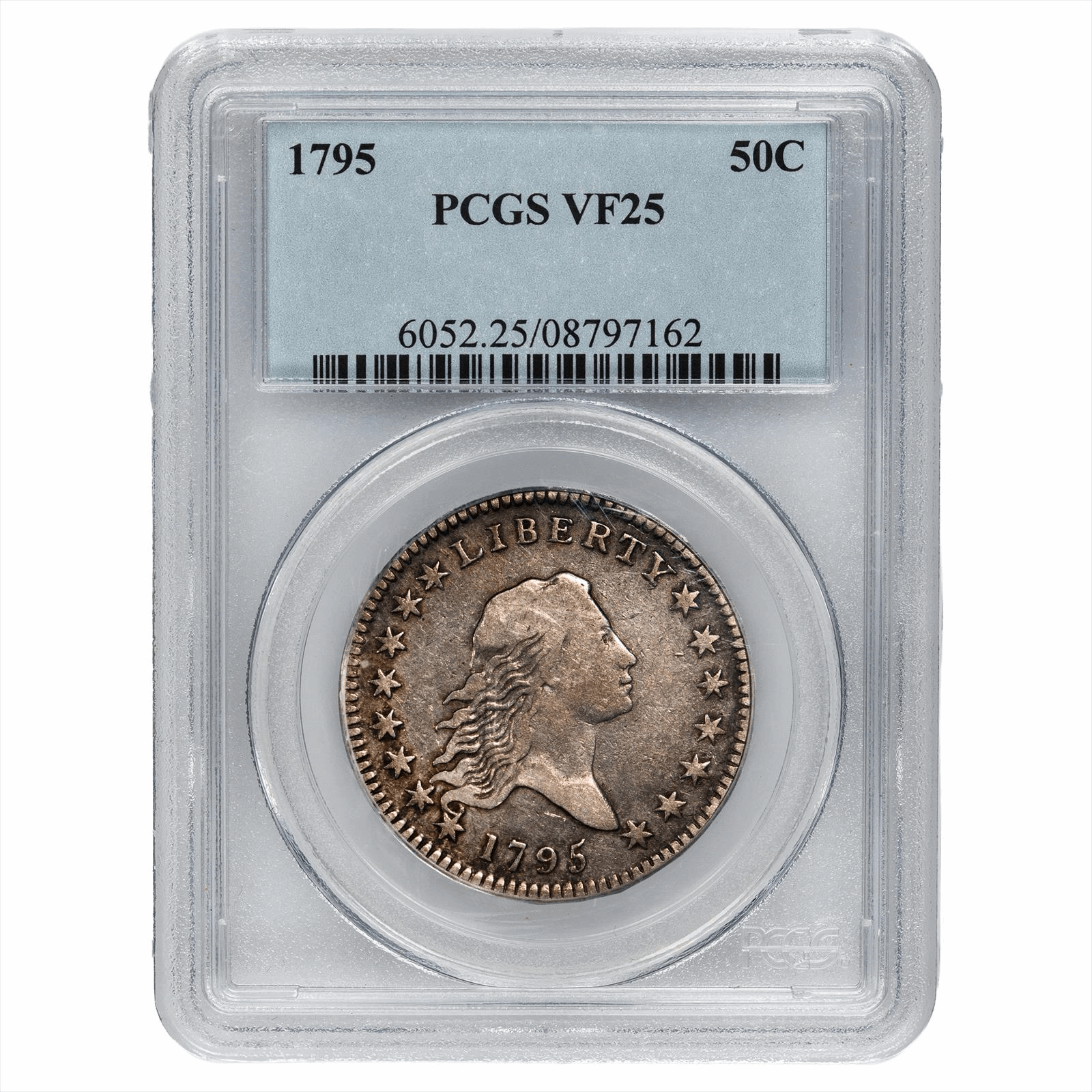 1795 Flowing Hair Half Dollar 50C PCGS VF 25 