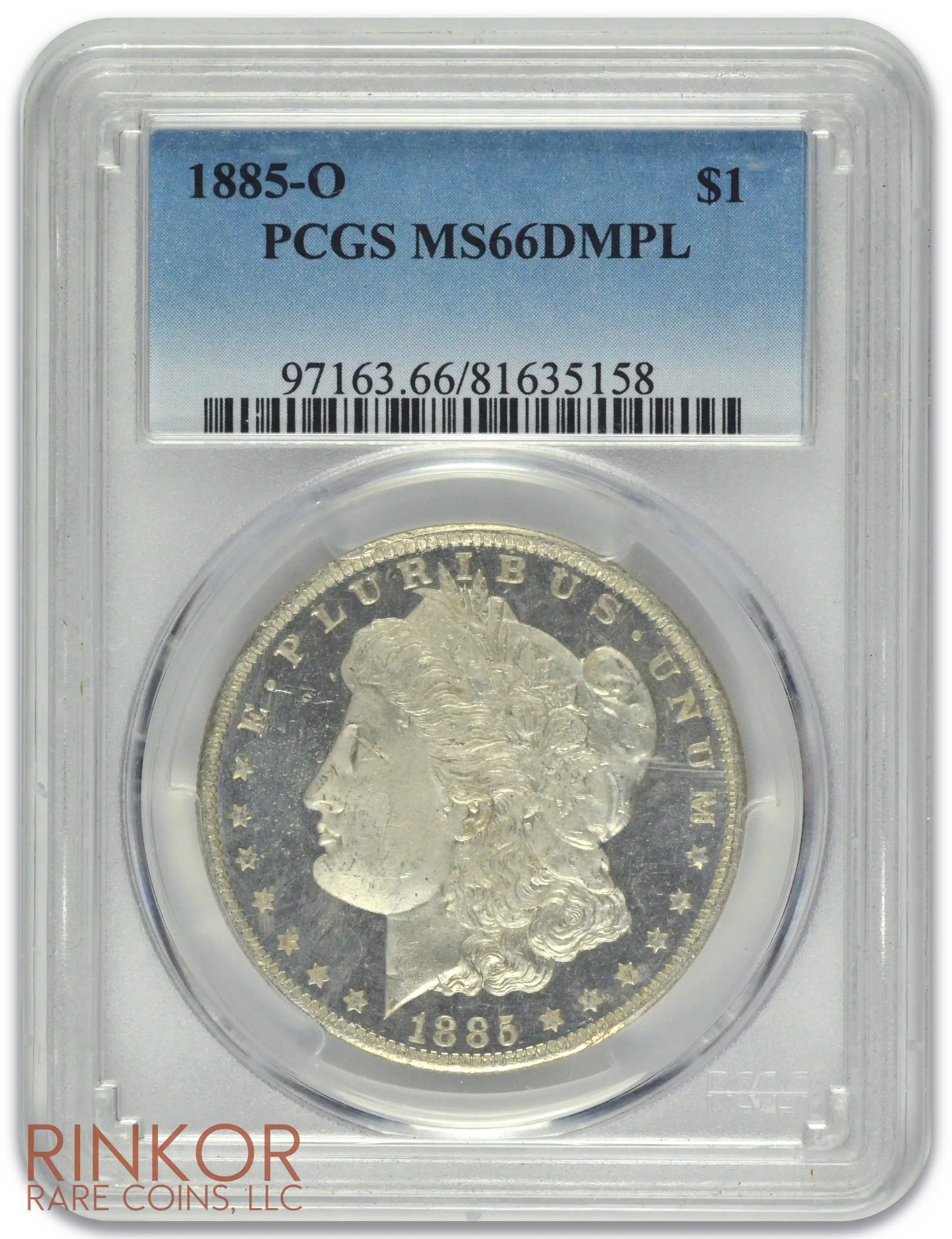 1885-O $1 PCGS MS 66 DMPL 