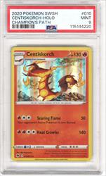2020 Pokemon SWSH Champions Path Centiskorch Holo #010 PSA MINT 9 