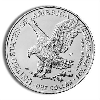 2023 Silver American Eagle - BU image 2