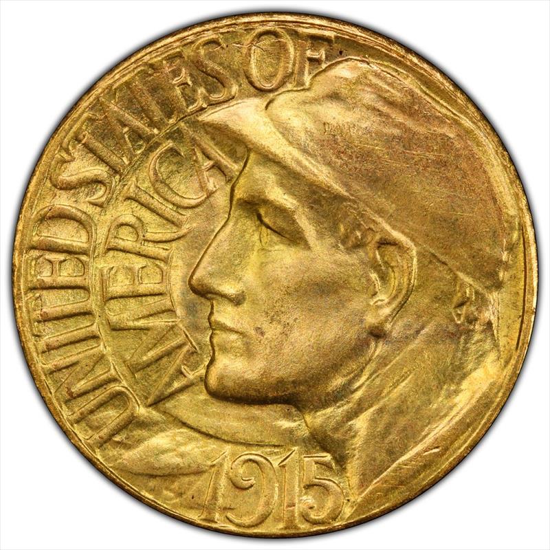 1915-S Panama-Pacific G$1 PCGS MS 66 CAC