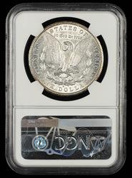 1887 S $1 NGC  AU53