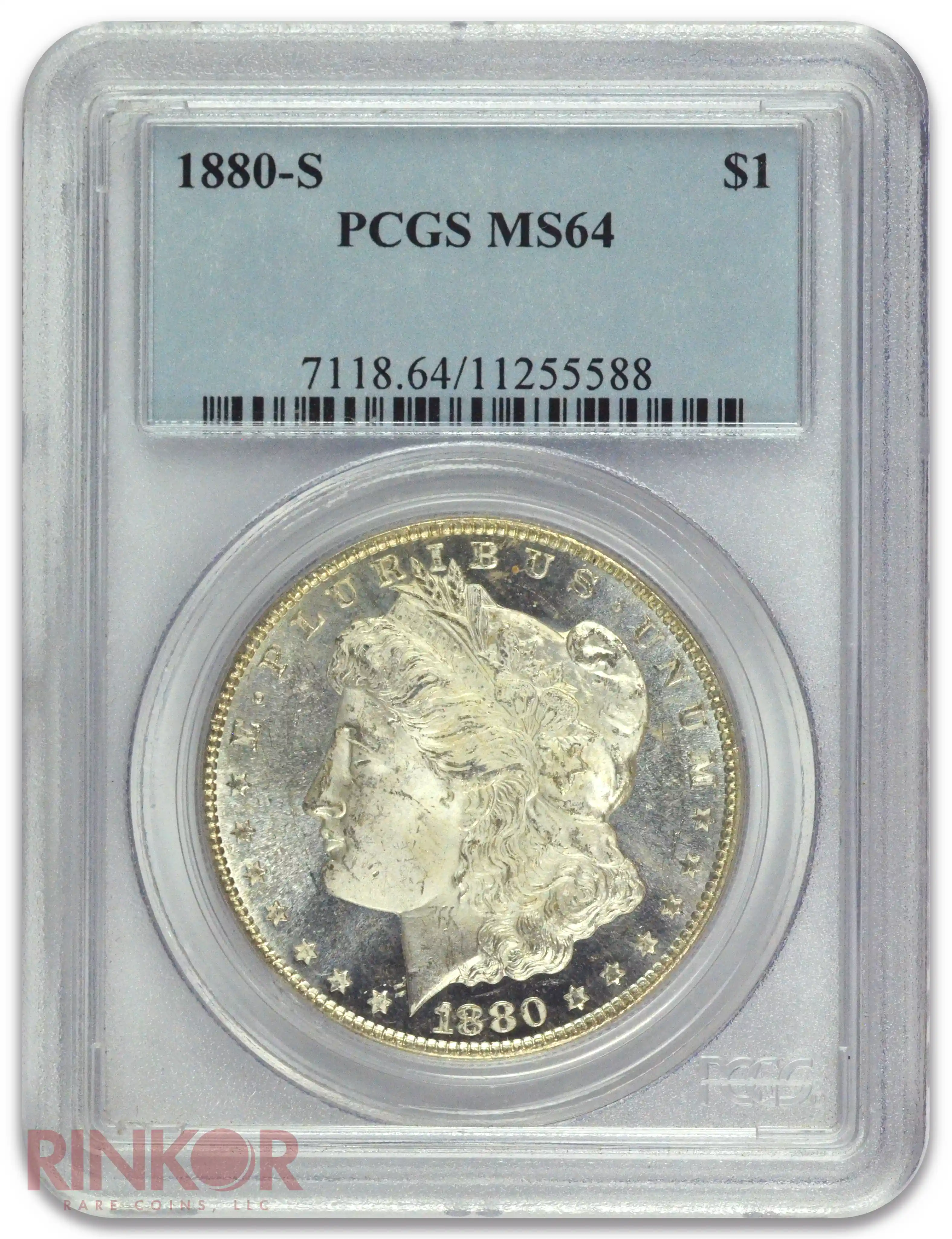 1880-S $1 Morgan Dollar PCGS MS 64