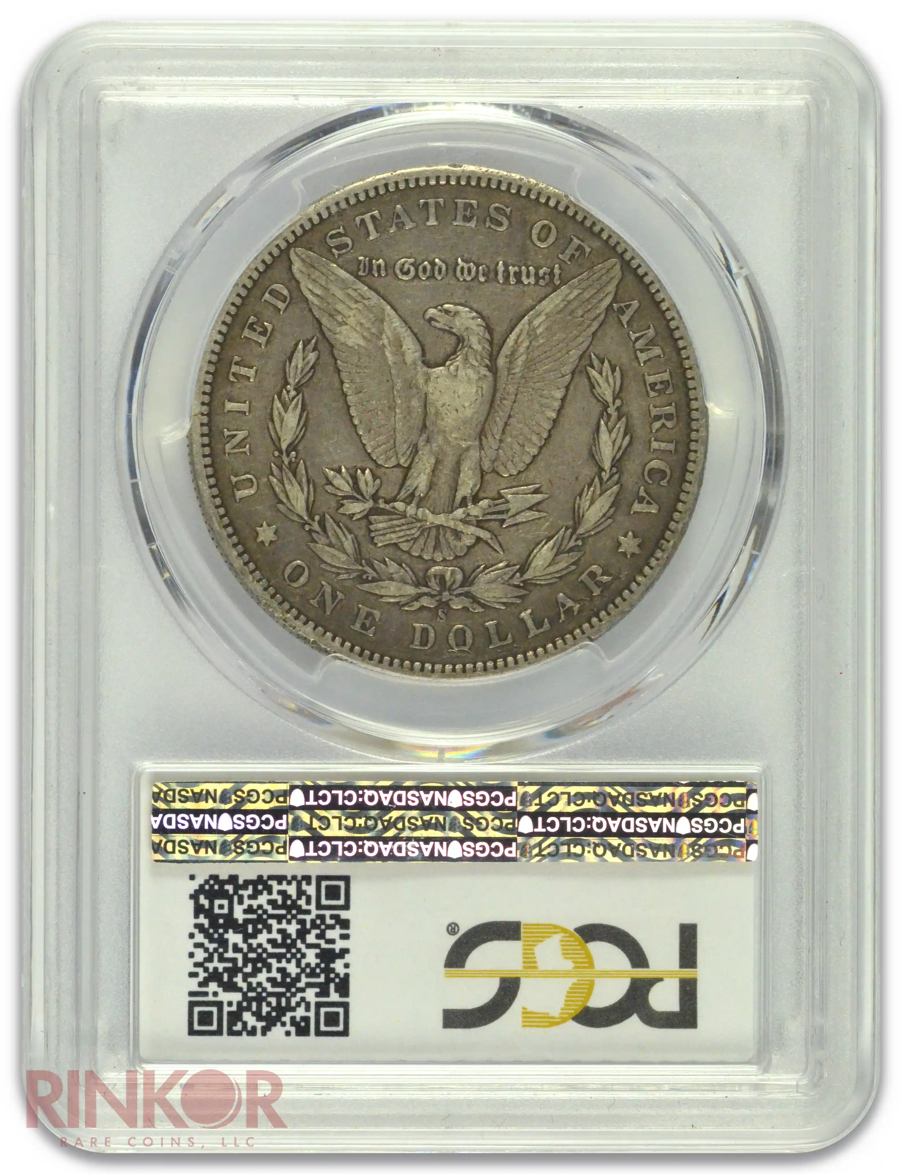 1895-S $1 PCGS VF-25 CAC