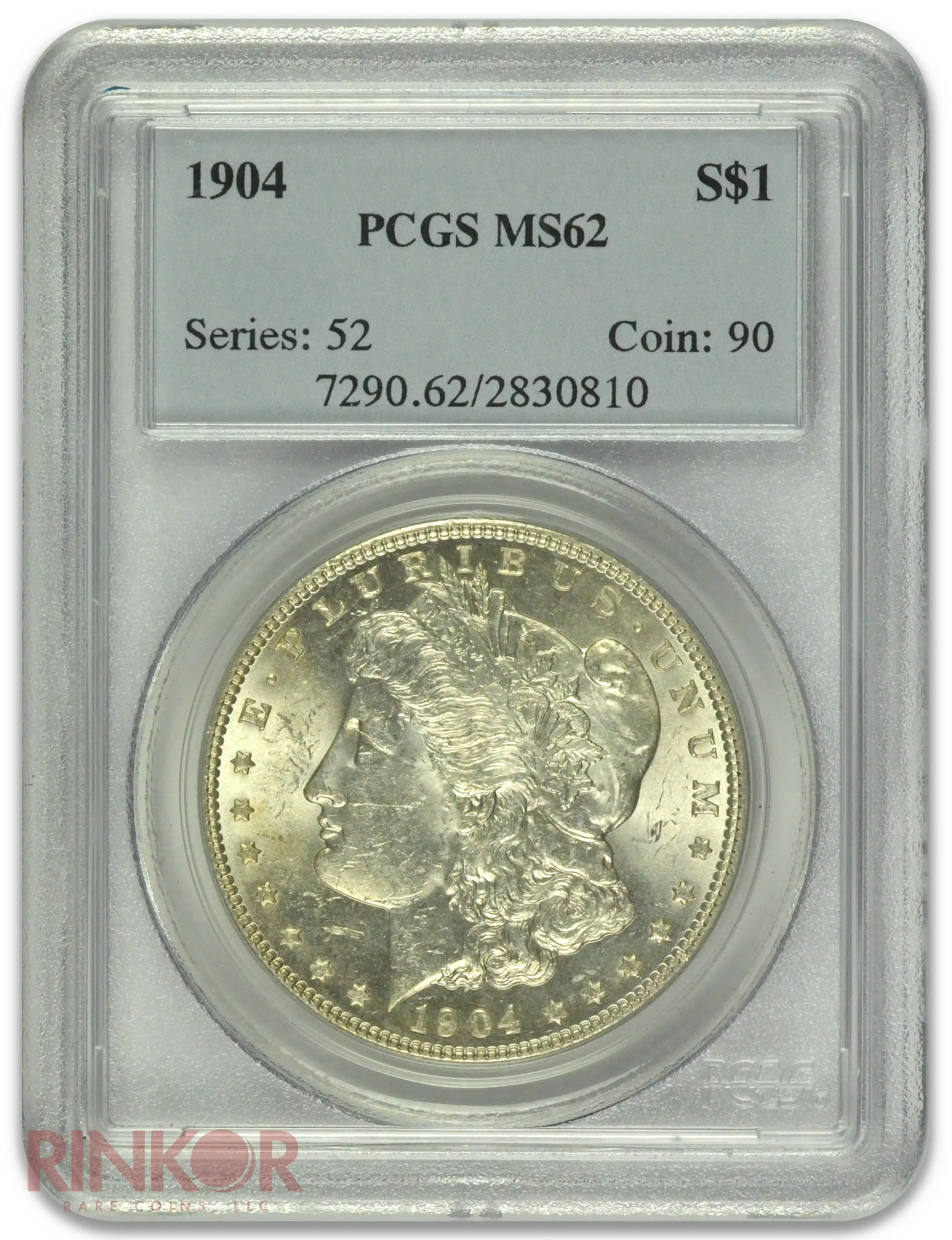 1904 $1 Morgan Dollar PCGS MS 62 