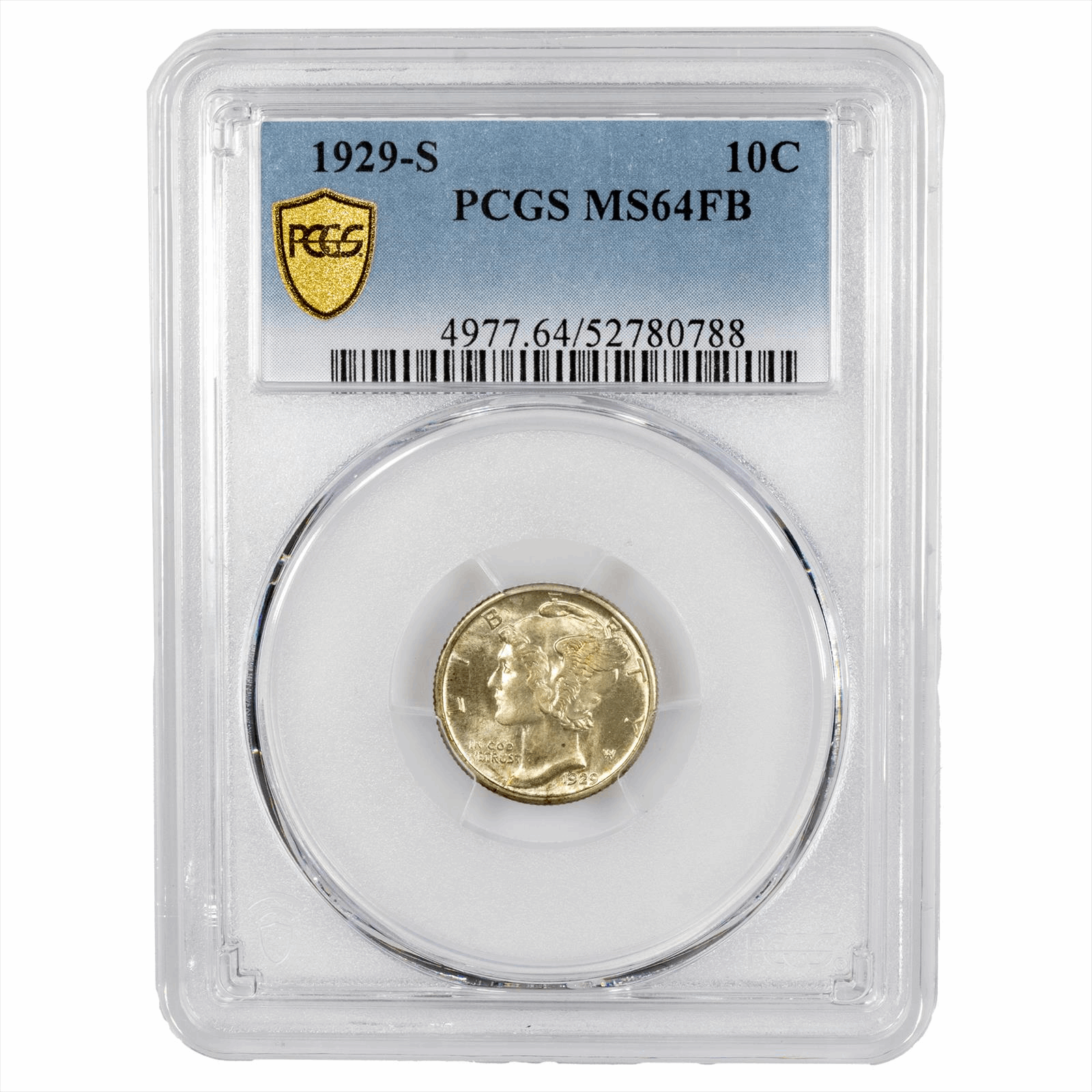 1929-S Mercury Dime 10C PCGS MS 64 FB