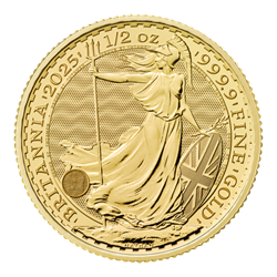 2025 1/2 OZ GREAT BRITAIN GOLD BRITANNIA 