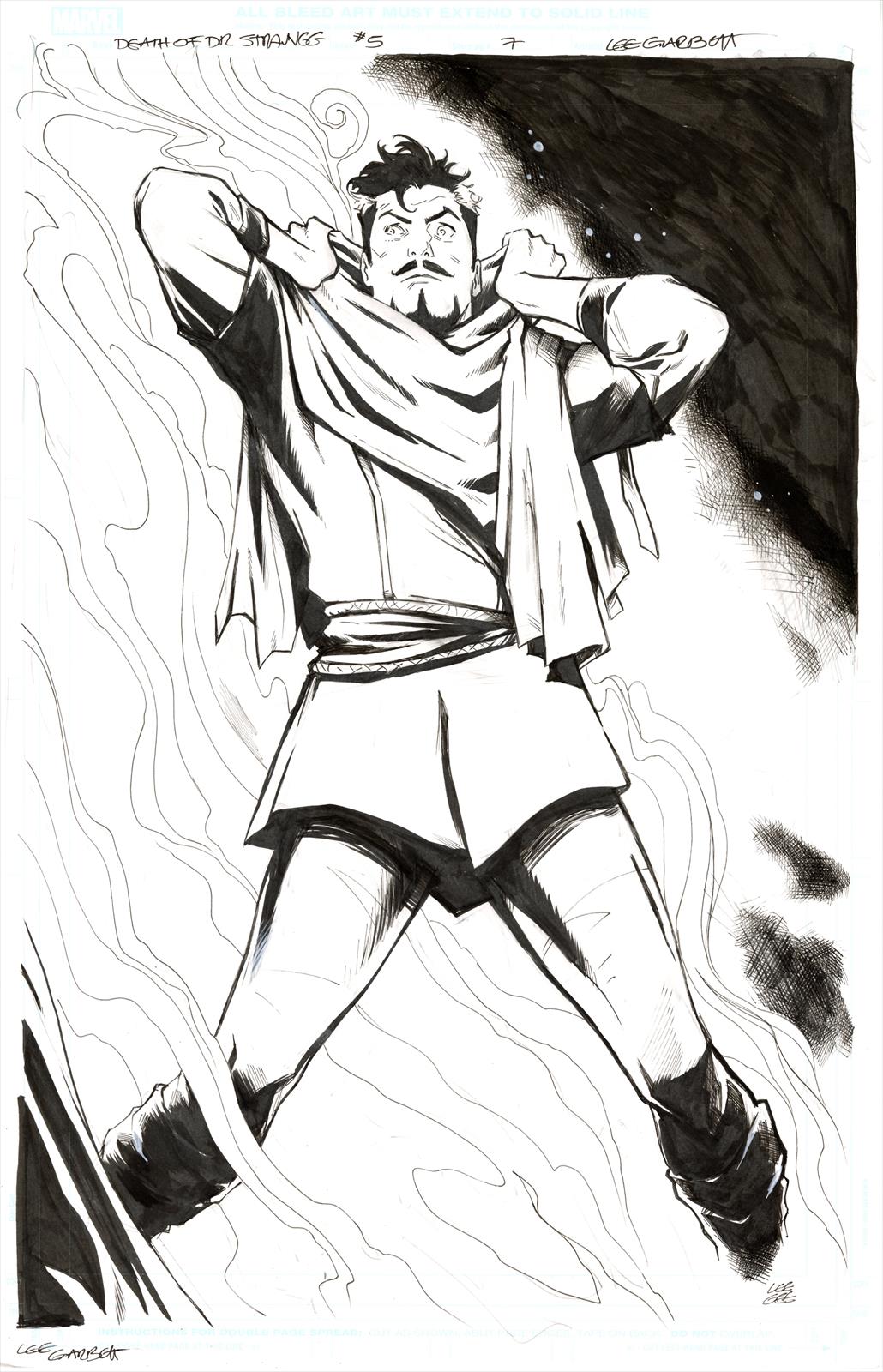 Death of Doctor Strange #5 Page 7 Artist:  Lee Garbett (Penciller) ,  Lee Garbett (Inker) Media Type: Pen and Ink Art Type: Interior Page 