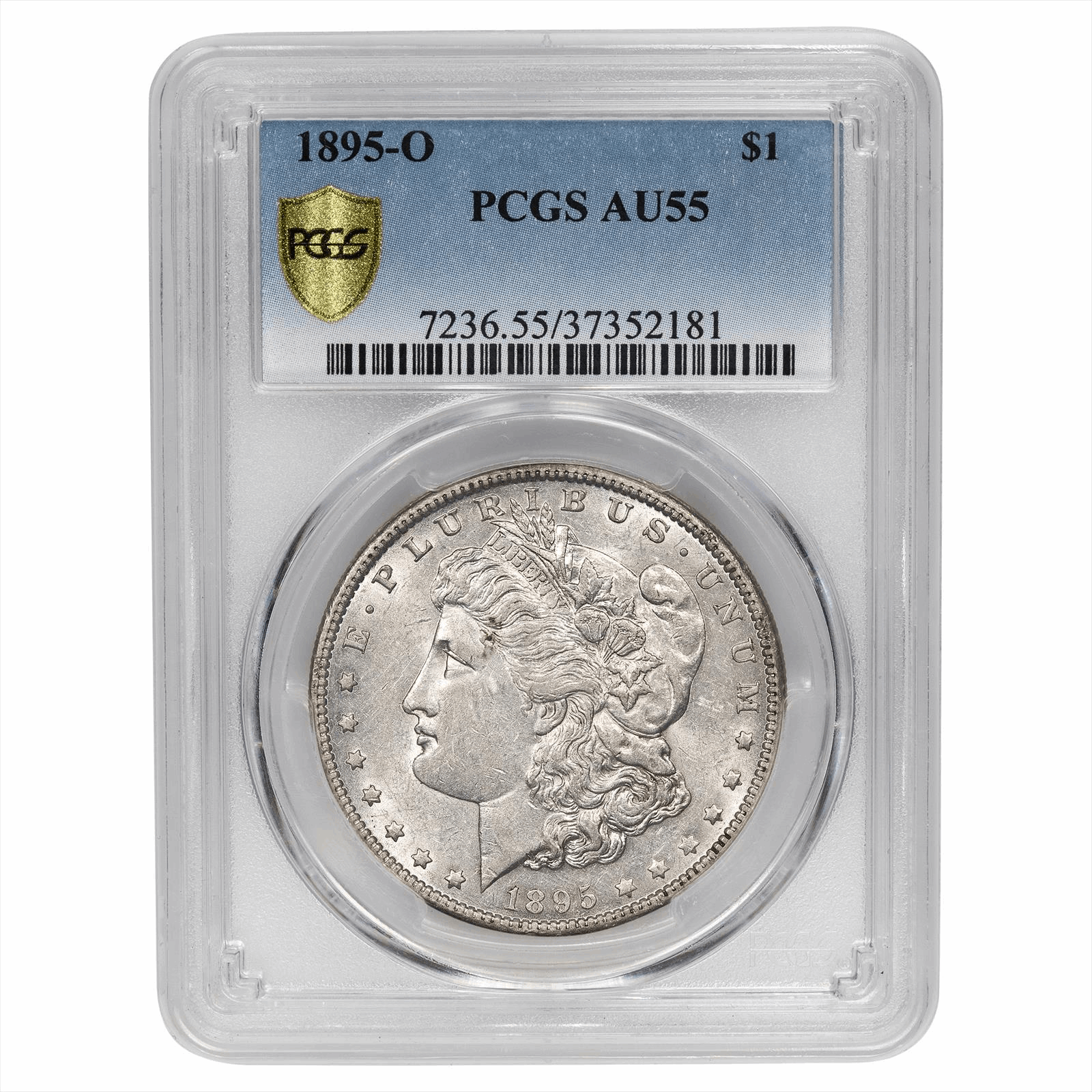 1895-O Morgan Dollar, $1 PCGS AU 55 