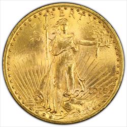 1916-S $20 PCGS MS65 