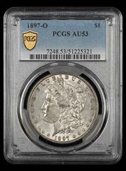 1897-O $1 PCGS AU-53