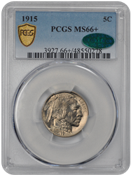 1915 Buffalo PCGS CAC MS 66+