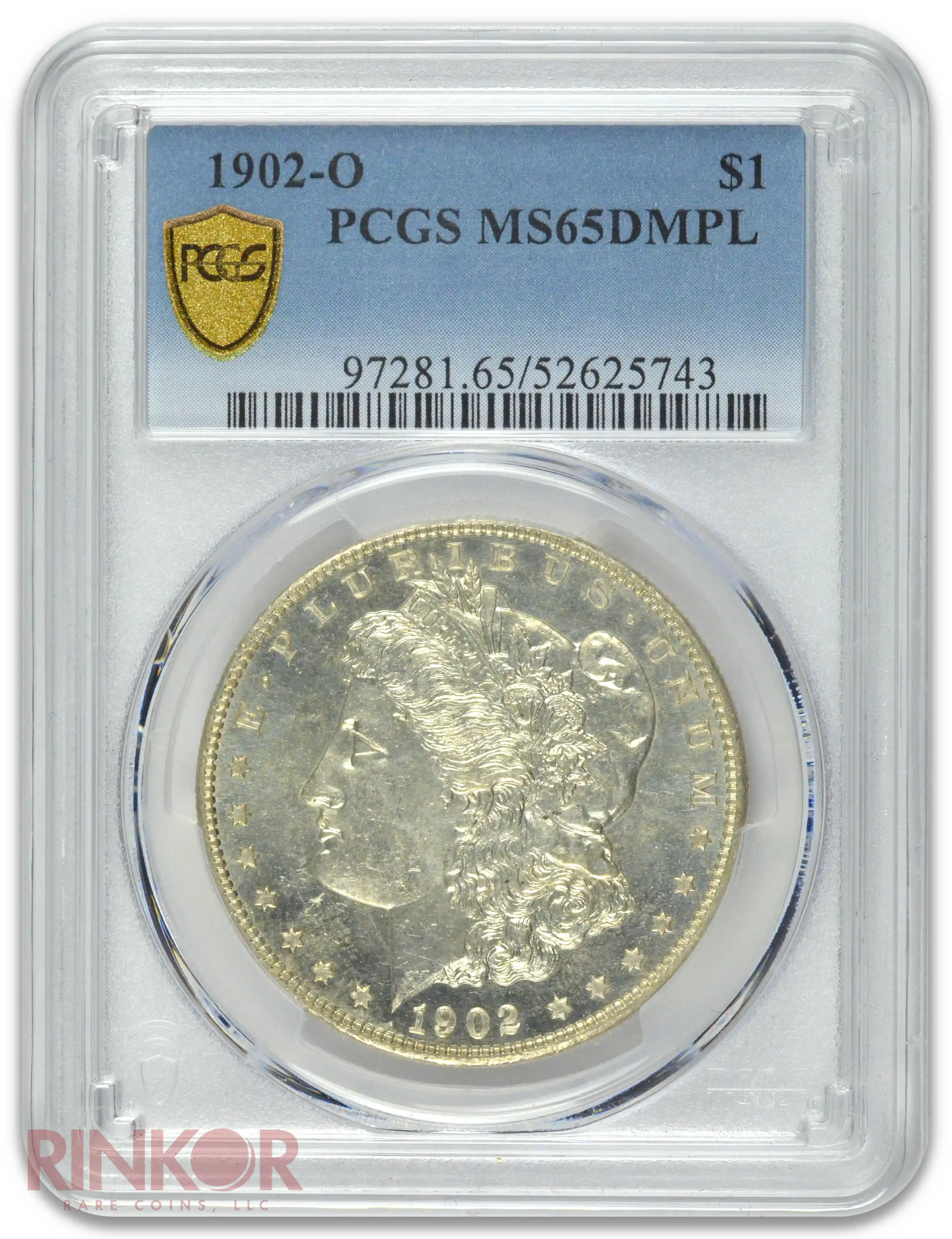 1902-O $1 Morgan Dollar PCGS MS 65 DMPL
