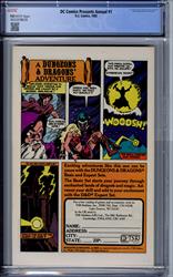 DC Comics Presents Annual #1 CGC 9.8 9.8
