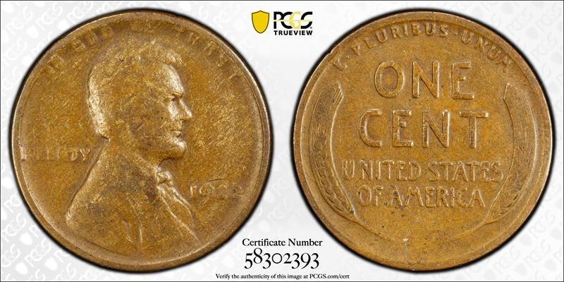 1922 No D Strong Reverse 1C PCGS VG 10 CAC