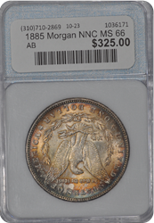 1885 Morgan NNC MS 66 