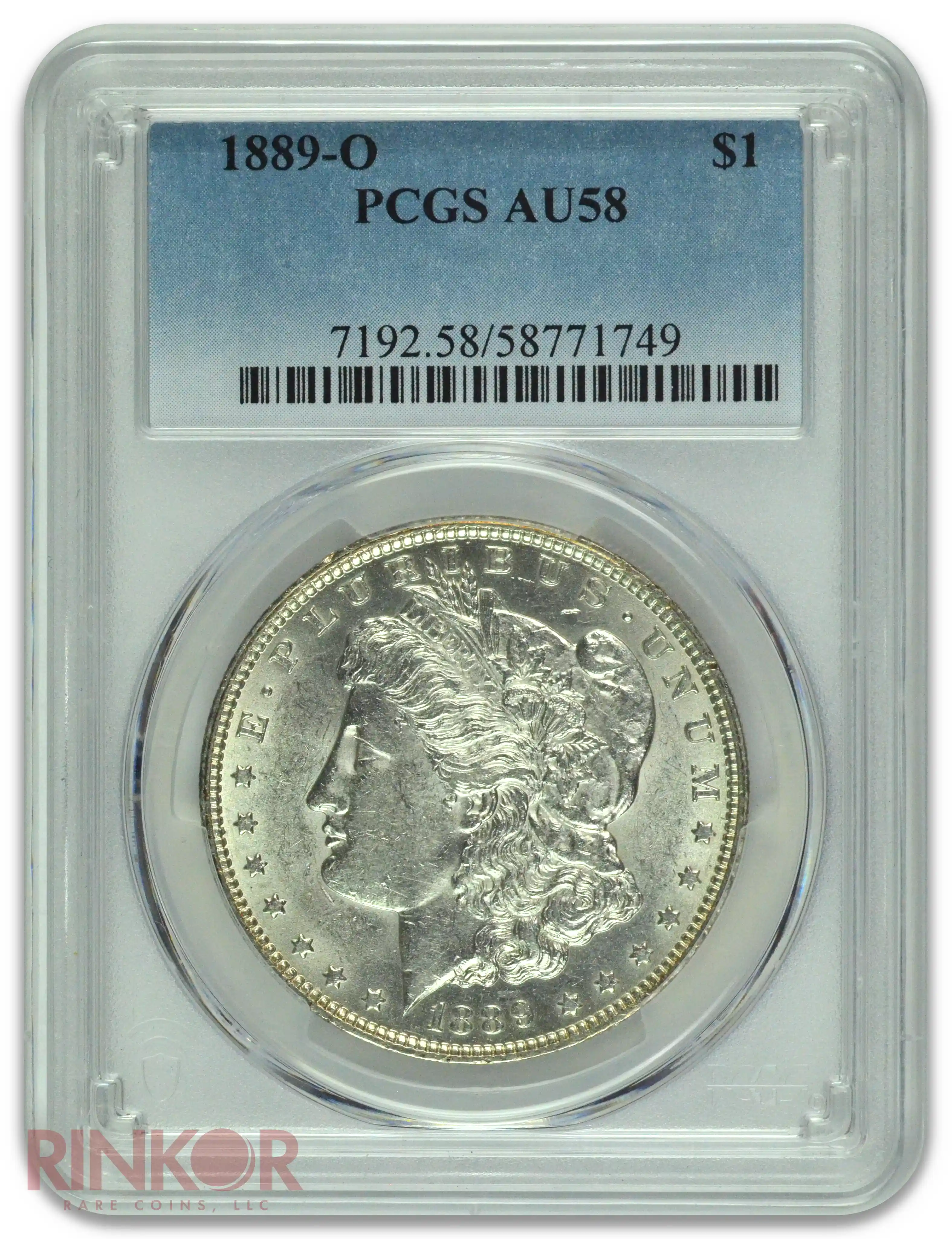 1889-O $1 Morgan Dollar PCGS AU-58