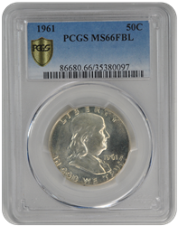 1961 Franklin PCGS (99) FBL 66