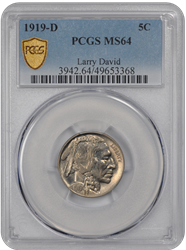 1919-D Buffalo PCGS MS 64