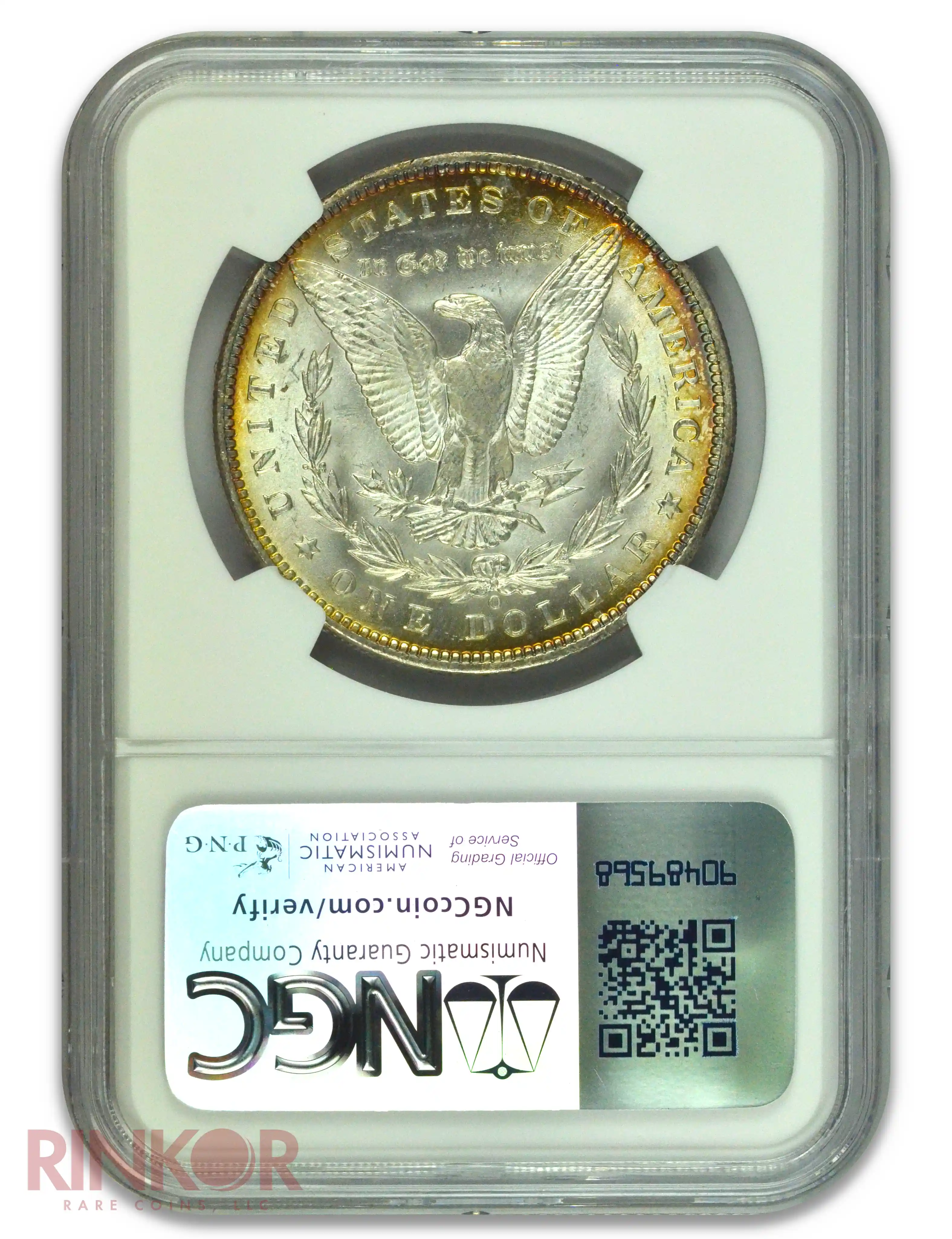 1892-O $1 Morgan Dollar NGC MS 62 