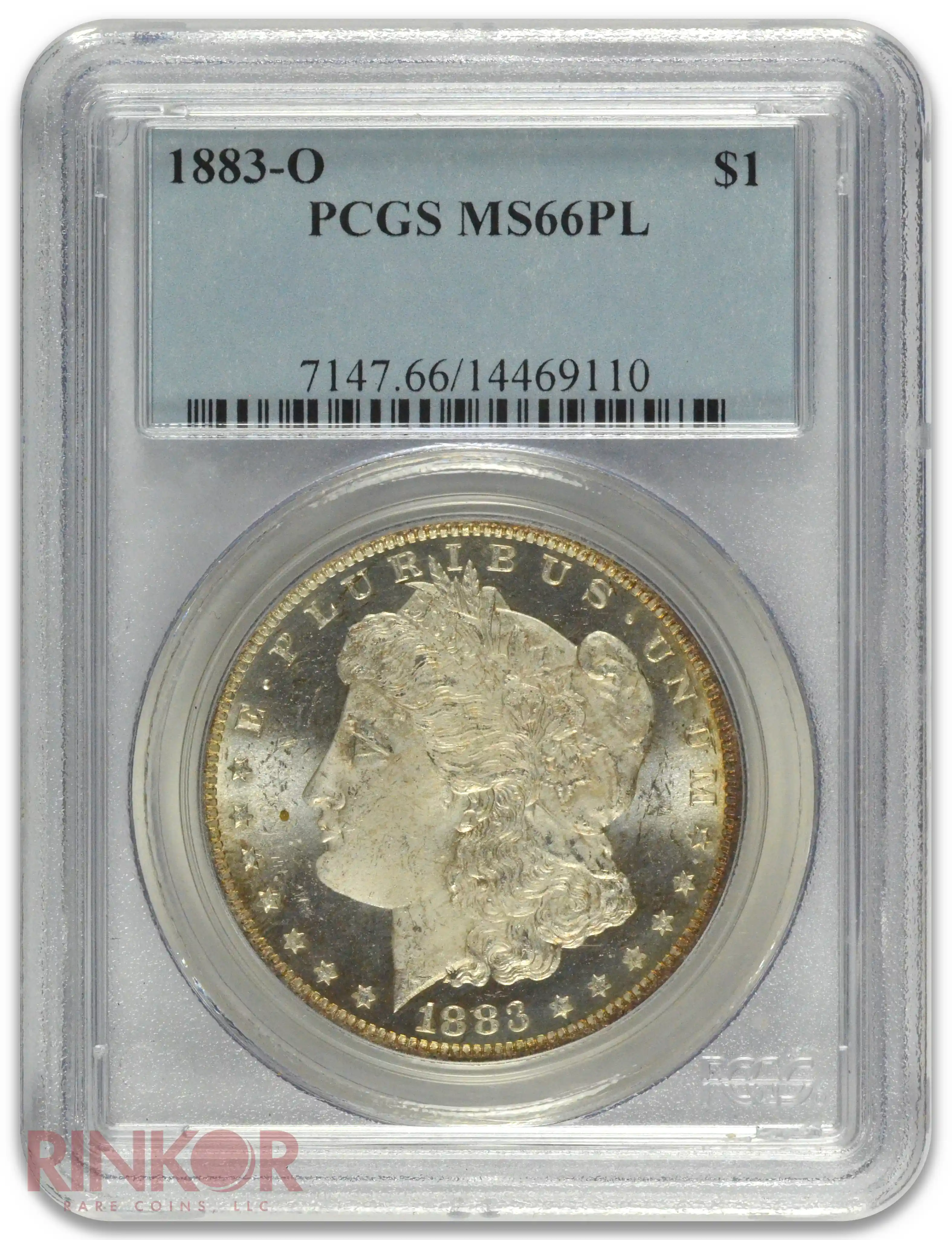 1883-O $1 PCGS MS 66 PL