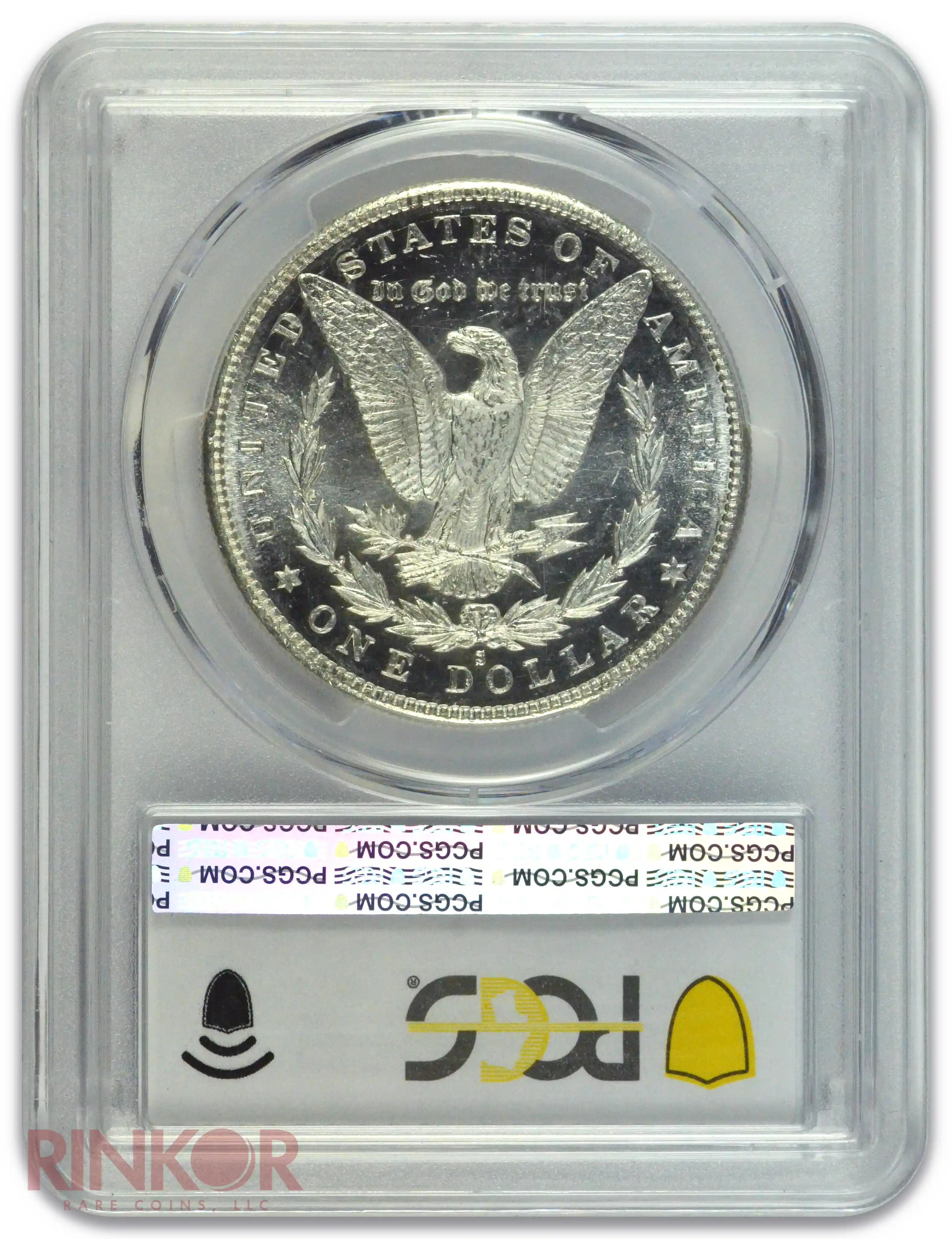 1890-S $1 Morgan Dollar PCGS MS 64+ DMPL CAC
