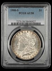 1900-S $1 PCGS AU-58