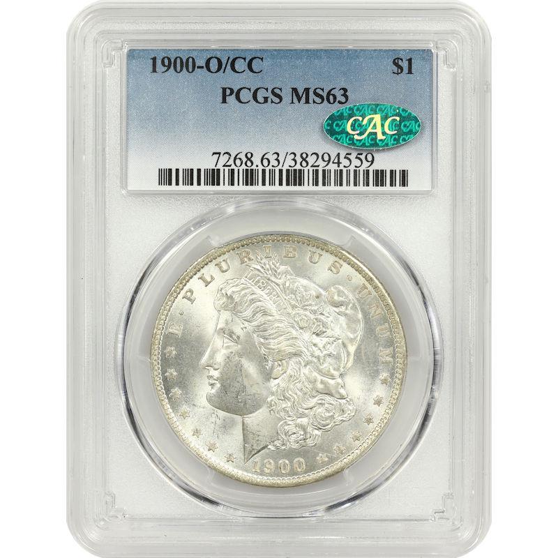 1900-O/CC Morgan Dollar $1 PCGS CAC MS63 