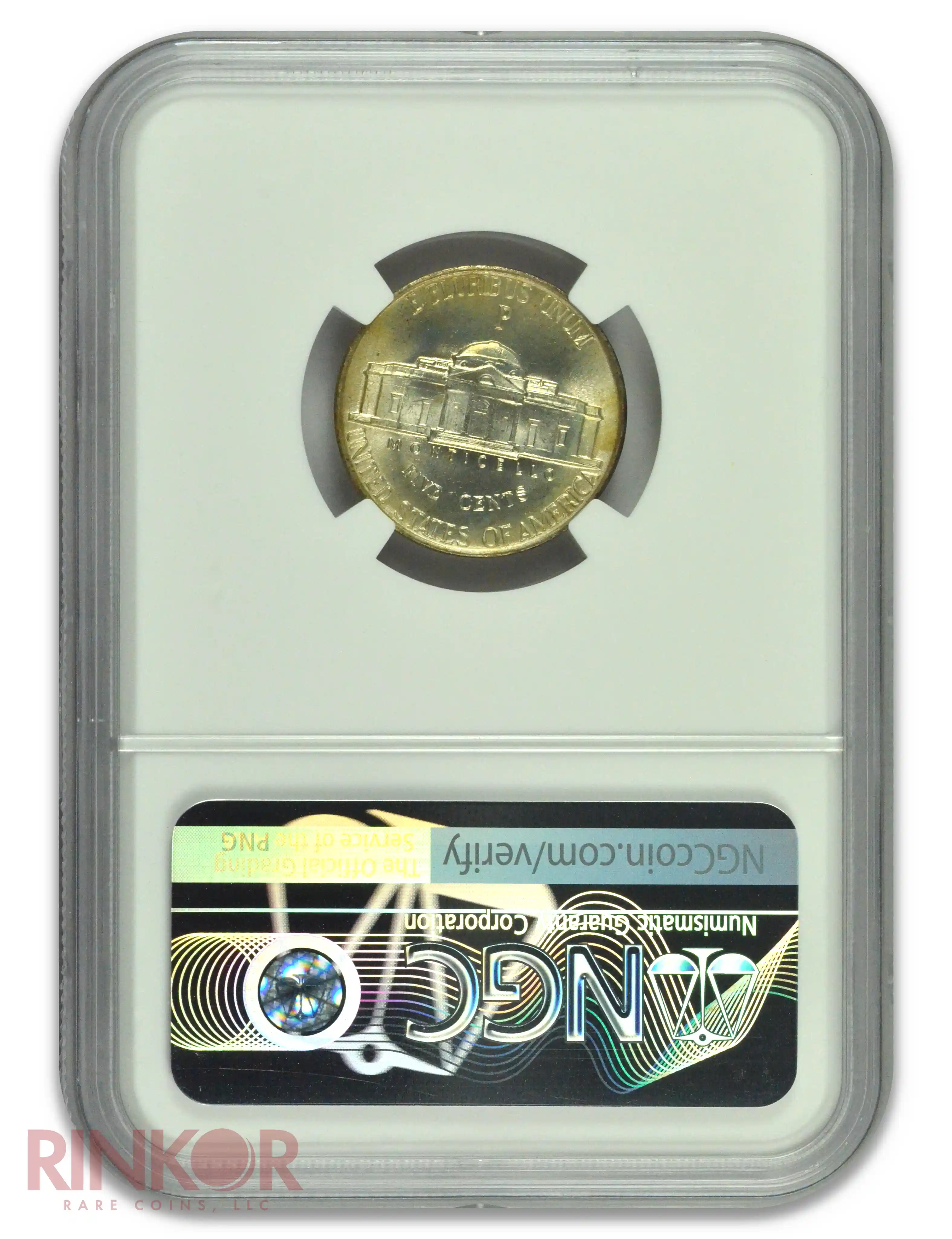 1943-P Jefferson Nickel NGC MS 66 FS