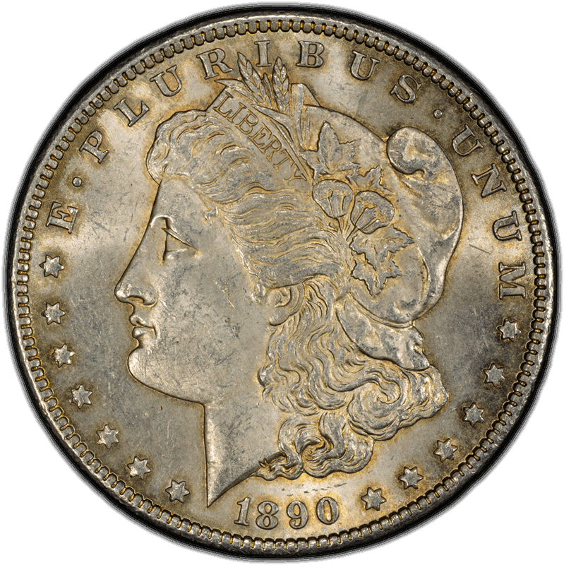 1890-CC $1 PCGS MS63 Tailbar 
